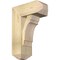 Ekena Millwork Olympic Craftsman Rough Sawn Bracket w/ Offset Brace, Douglas Fir, 8"W x 18"D x 26"H BKT0806X18X26OLY04RDF - alternate 1